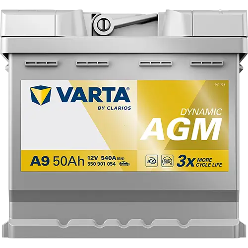 Starterbatterie 12 V 50 Ah VARTA 550901054K262 Bild Starterbatterie 12 V 50 Ah VARTA 550901054K262