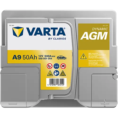 Starterbatterie 12 V 50 Ah VARTA 550901054K262 Bild Starterbatterie 12 V 50 Ah VARTA 550901054K262