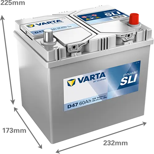 Starterbatterie 12 V 60 Ah VARTA 560410054K262 Bild Starterbatterie 12 V 60 Ah VARTA 560410054K262