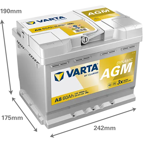 Starterbatterie 12 V 60 Ah VARTA 560901068K262 Bild Starterbatterie 12 V 60 Ah VARTA 560901068K262