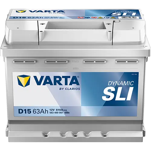 Starterbatterie 12 V 63 Ah VARTA 563400061K262