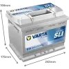 Starterbatterie 12 V 63 Ah VARTA 563400061K262 Bild Starterbatterie 12 V 63 Ah VARTA 563400061K262