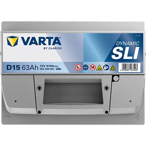 Starterbatterie 12 V 63 Ah VARTA 563400061K262 Bild Starterbatterie 12 V 63 Ah VARTA 563400061K262