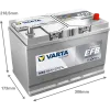 Starterbatterie 12 V 85 Ah VARTA 585501080K262 Bild Starterbatterie 12 V 85 Ah VARTA 585501080K262