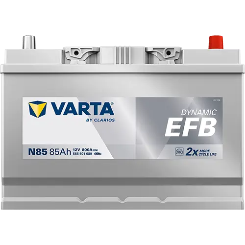 Starterbatterie 12 V 85 Ah VARTA 585501080K262 Bild Starterbatterie 12 V 85 Ah VARTA 585501080K262