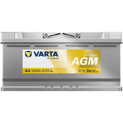 Starterbatterie 12 V 105 Ah VARTA 605901095K262 Bild Starterbatterie 12 V 105 Ah VARTA 605901095K262