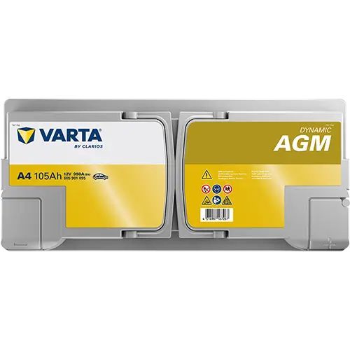 Starterbatterie 12 V 105 Ah VARTA 605901095K262 Bild Starterbatterie 12 V 105 Ah VARTA 605901095K262