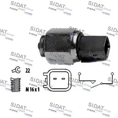 Schalter, Rückfahrleuchte SIDAT 3.234237