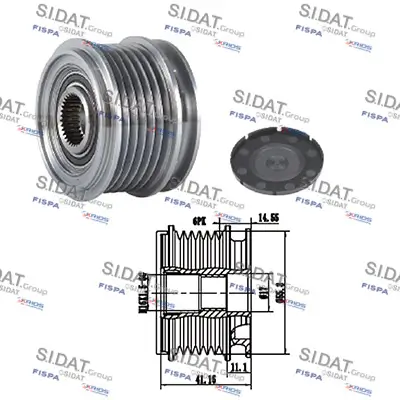 Generatorfreilauf SIDAT 455013
