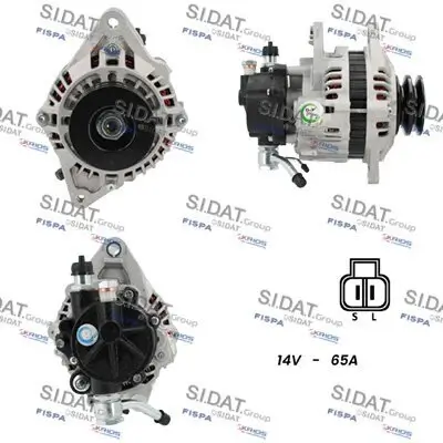 Generator 12 V SIDAT A12MH1144A2 Bild Generator 12 V SIDAT A12MH1144A2