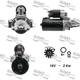 Starter 12 V 2 kW SIDAT S12BH0004A2