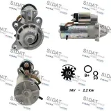 Starter 12 V 2,2 kW SIDAT S12VS0023