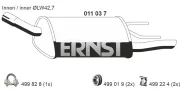 Endschalldämpfer ERNST 011037