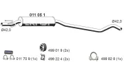 Mittelschalldämpfer ERNST 011051