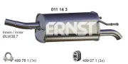 Endschalldämpfer ERNST 011143