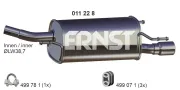 Endschalldämpfer ERNST 011228