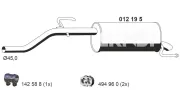 Endschalldämpfer ERNST 012195