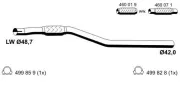 Abgasrohr vorne ERNST 012539