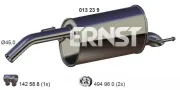 Endschalldämpfer ERNST 013239