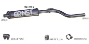 Mittelschalldämpfer ERNST 034012