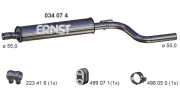 Mittelschalldämpfer ERNST 034074