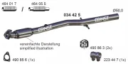 Abgasrohr vorne ERNST 034425