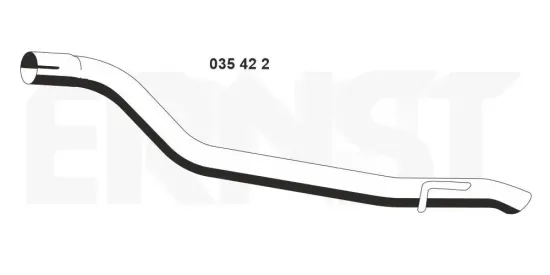 Abgasrohr hinten ERNST 035422 Bild Abgasrohr hinten ERNST 035422