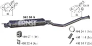 Mittelschalldämpfer ERNST 043045