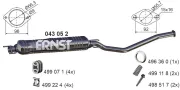 Mittelschalldämpfer ERNST 043052