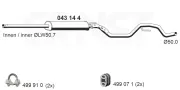 Mittelschalldämpfer ERNST 043144