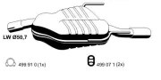 Endschalldämpfer ERNST 043281