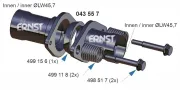 Reparatursatz, Abgasrohr ERNST 043557