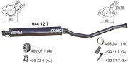 Mittelschalldämpfer ERNST 044127