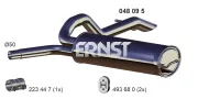 Endschalldämpfer ERNST 048095