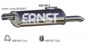 Endschalldämpfer ERNST 052092