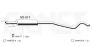 Mittelschalldämpfer ERNST 053037