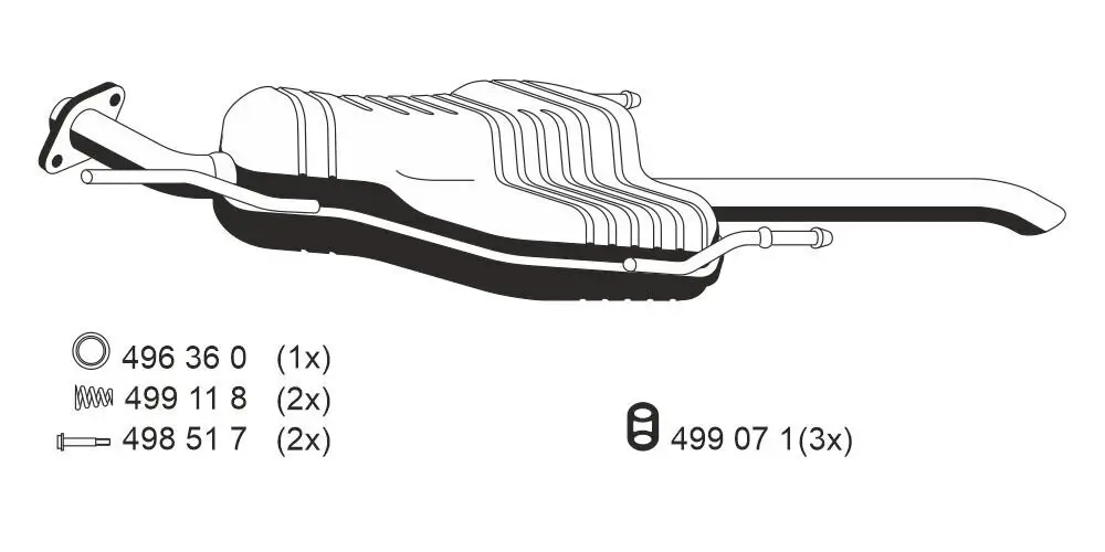 Endschalldämpfer ERNST 054096