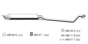 Mittelschalldämpfer ERNST 054126