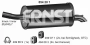 Endschalldämpfer ERNST 054201