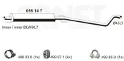 Mittelschalldämpfer ERNST 055147