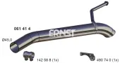 Abgasrohr hinten ERNST 061414
