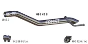 Abgasrohr hinten ERNST 061438
