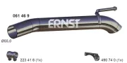 Abgasrohr hinten ERNST 061469