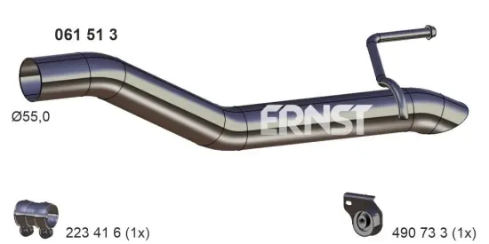 Abgasrohr ERNST 061513 Bild Abgasrohr ERNST 061513