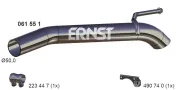 Abgasrohr hinten ERNST 061551