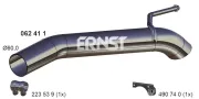 Abgasrohr hinten ERNST 062411