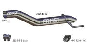 Abgasrohr hinten ERNST 062435