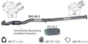 Abgasrohr vorne ERNST 062442