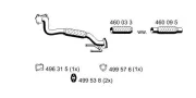 Abgasrohr vorne ERNST 105460