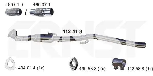 Abgasrohr ERNST 112413